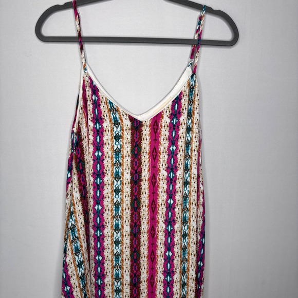 Savanna Jane Boho‎ Maxi Dress Size M Multicolor Sleeveless Casual Sundress - Picture 3 of 11